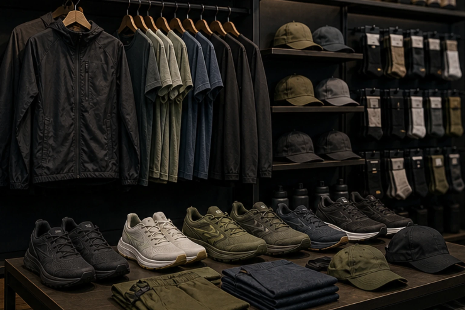 running gear edit with shoes socks caps and lightweight performance layers